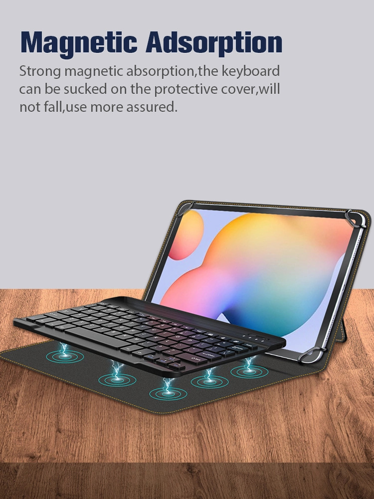 Wireless Keyboard Case for iPad 10.2 PRO 11 Air 5 Samsung Galaxy Tab S6 Lite S8 A8 Lenovo Tab P11 11inch Universal Tablet Case