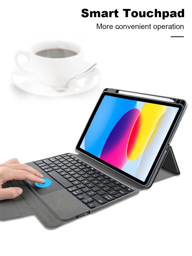 Magic Keyboard Case for iPad 10th Gen Tablet Case with Wireless Keyboard Cover Trackpad China Supplier