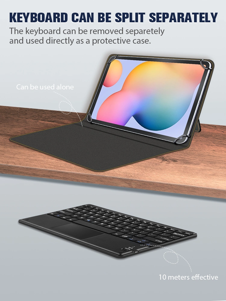 Universal Bluetooth Keyboard Case for iPad 9.7 10.2 10.9 11 Inch Samsung Galaxy Tab Lenovo Tab with Touchpad Tablet Case Manufacture