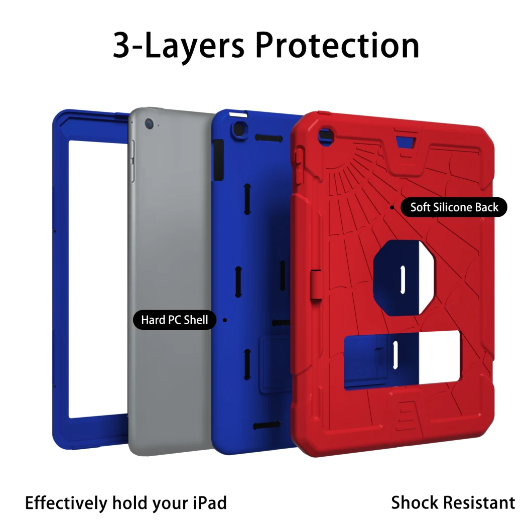 Full Protective Shockproofa Case with Pen Slot for iPad 5/6 9.7 2017 2018