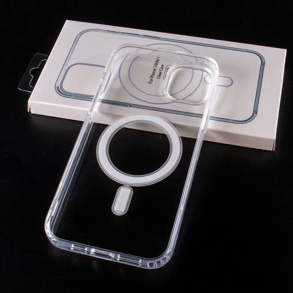 Magnetic Magsafes Transparent Clear Phone Case for iPhone 12 PRO Max