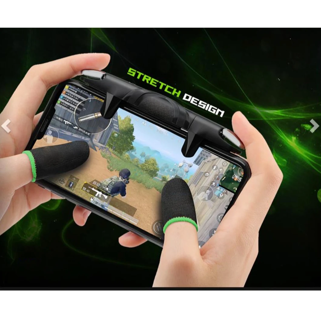 Gaming Finger Sleeves for Mobile Phone Anti-Sweat Breathable Finger Gloves Pubg