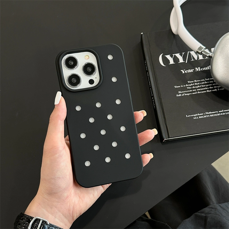 Global One PCS Dropshipping Porous Cell Mobile Phone Cases for iPhone 14 11 13 PRO Max X Xr 12 6 Plus Phone Case Wholesale Mobile Phone Accessories