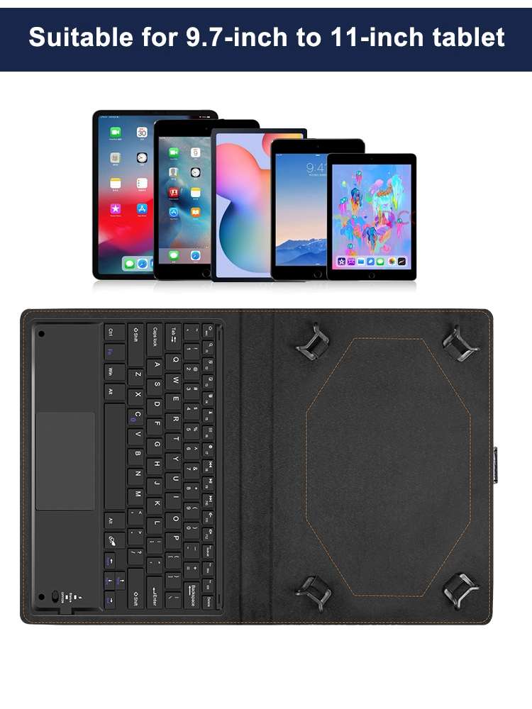 Universal Bluetooth Keyboard Case for iPad 9.7 10.2 10.9 11 Inch Samsung Galaxy Tab Lenovo Tab with Touchpad Tablet Case Manufacture