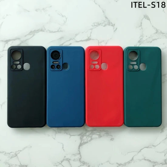 Nuevo modelo de funda de teléfono TPU suave para Itel A04 P40 A60 S18/S18 PRO