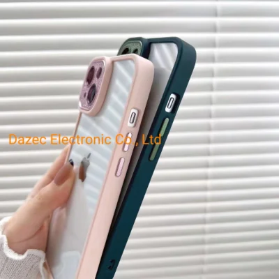 2023 nuevo Smart TPU + TPE a prueba de golpes 2 en 1 funda híbrida suave protección de cámara para Samsung/Huawei/Xiaomi/iPhone funda para teléfono móvil