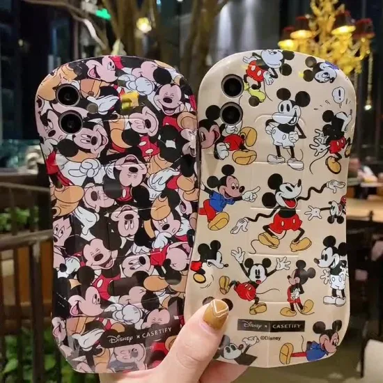 Estuche personalizado para teléfono celular con impresión de Mickey IMD para iPhone 12 PRO