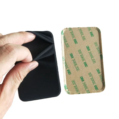 Funda para tarjeta de teléfono móvil Hijab, venta directa de fábrica, tela de alta elasticidad, autoadhesiva, funda para tarjeta de teléfono móvil, puede imprimir logotipo