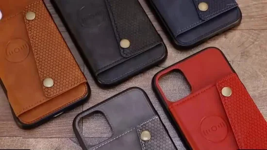 Funda tipo billetera de cuero PU con tarjetero para Vivo X27 PRO