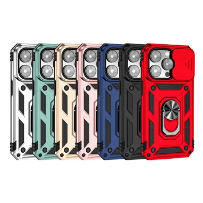 Funda protectora clásica para teléfono móvil con lente a prueba de polvo para iPhone 14 PRO Max a prueba de golpes TPU PC Combo para teléfono móvil