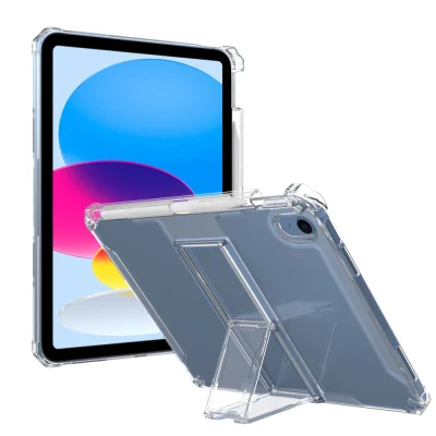 Funda de acrílico transparente para tableta de TPU con soporte de PC para iPad Air 4/5 de 10,9 pulgadas 2020 2022