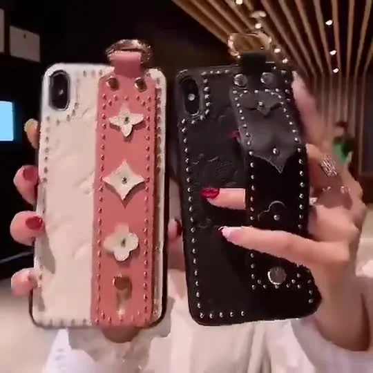 Funda de cuero de lujo para teléfono móvil para Samsung Hua Wei iPhone 13 12 11 carcasa de teléfono