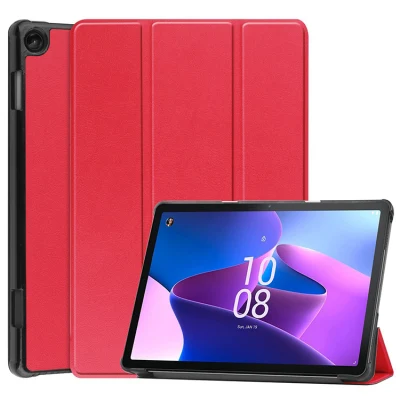 Funda delgada a prueba de golpes para tableta de cuero PU con soporte tipo folio para Lenovo Tab M10 10.1 pulgadas 3ra generación 2022 Tb-328f