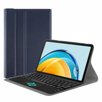 Funda de cuero con teclado Trackpad para Huawei Matepad Se 10.4 2022 Funda para tableta Proveedor de fábrica de fundas magnéticas