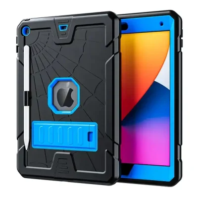 Funda para tableta con portalápices Funda universal de silicona resistente a caídas para iPad Mini4/5 7.9 2015/2019